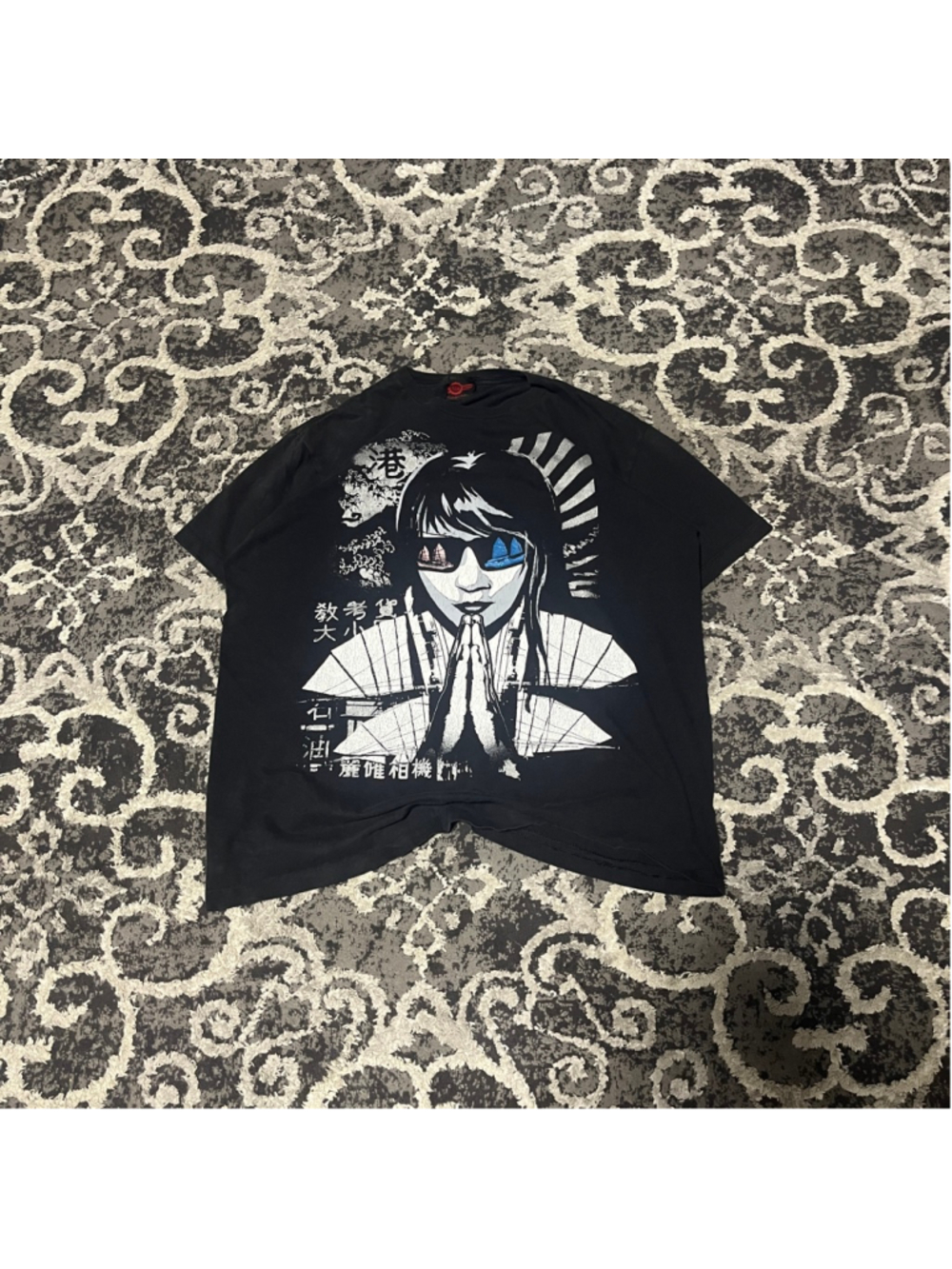 Men's MAD Engine Black & White Graphic Short Sleeve Tee M